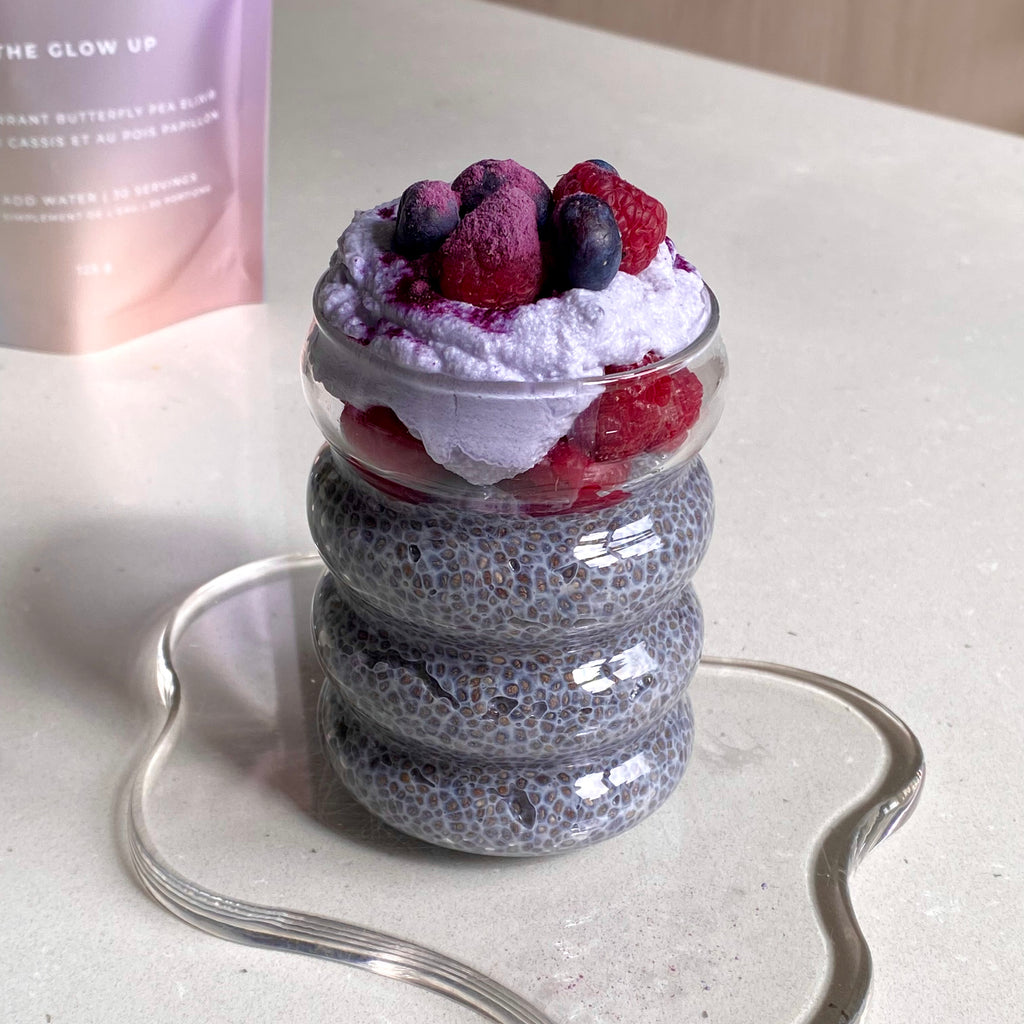 The Glow Up Chia Seed Pudding