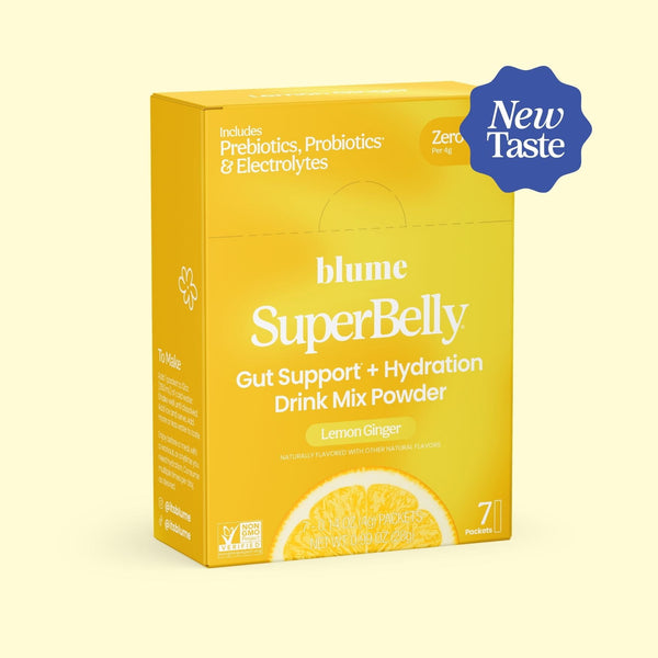 SuperBelly Lemon Ginger Carton (7ct)