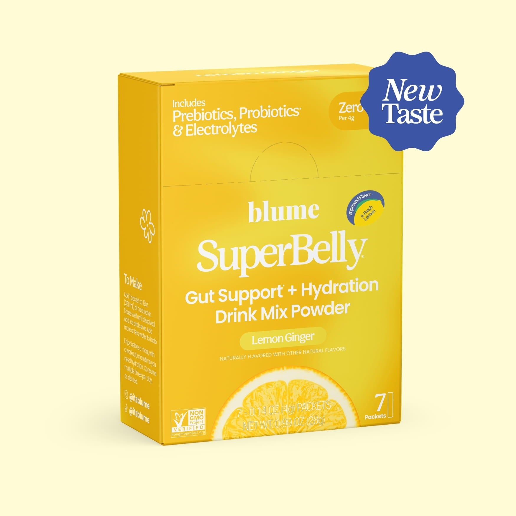 SuperBelly Lemon Ginger Carton (7ct)