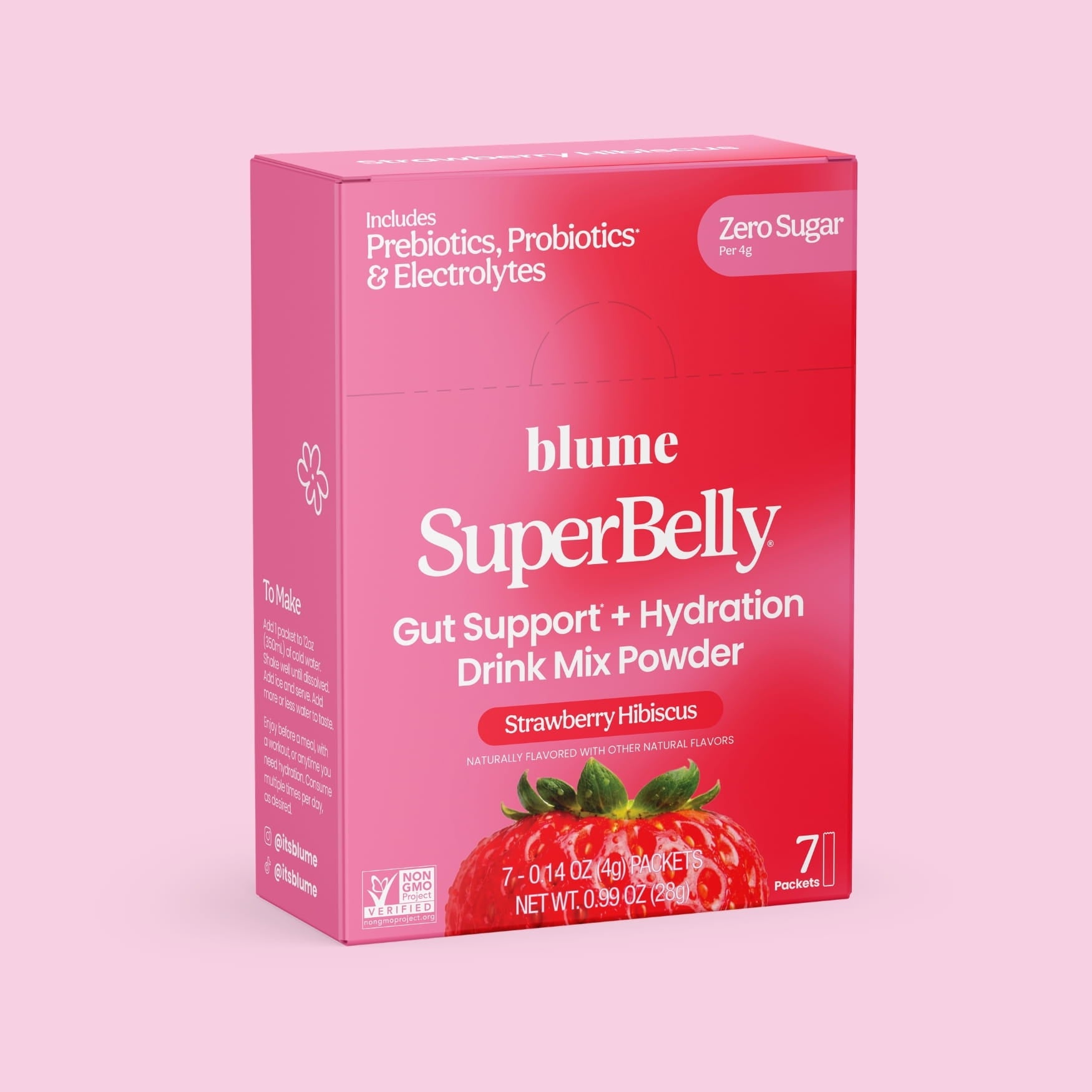 SuperBelly Strawberry Hibiscus Box (7ct)