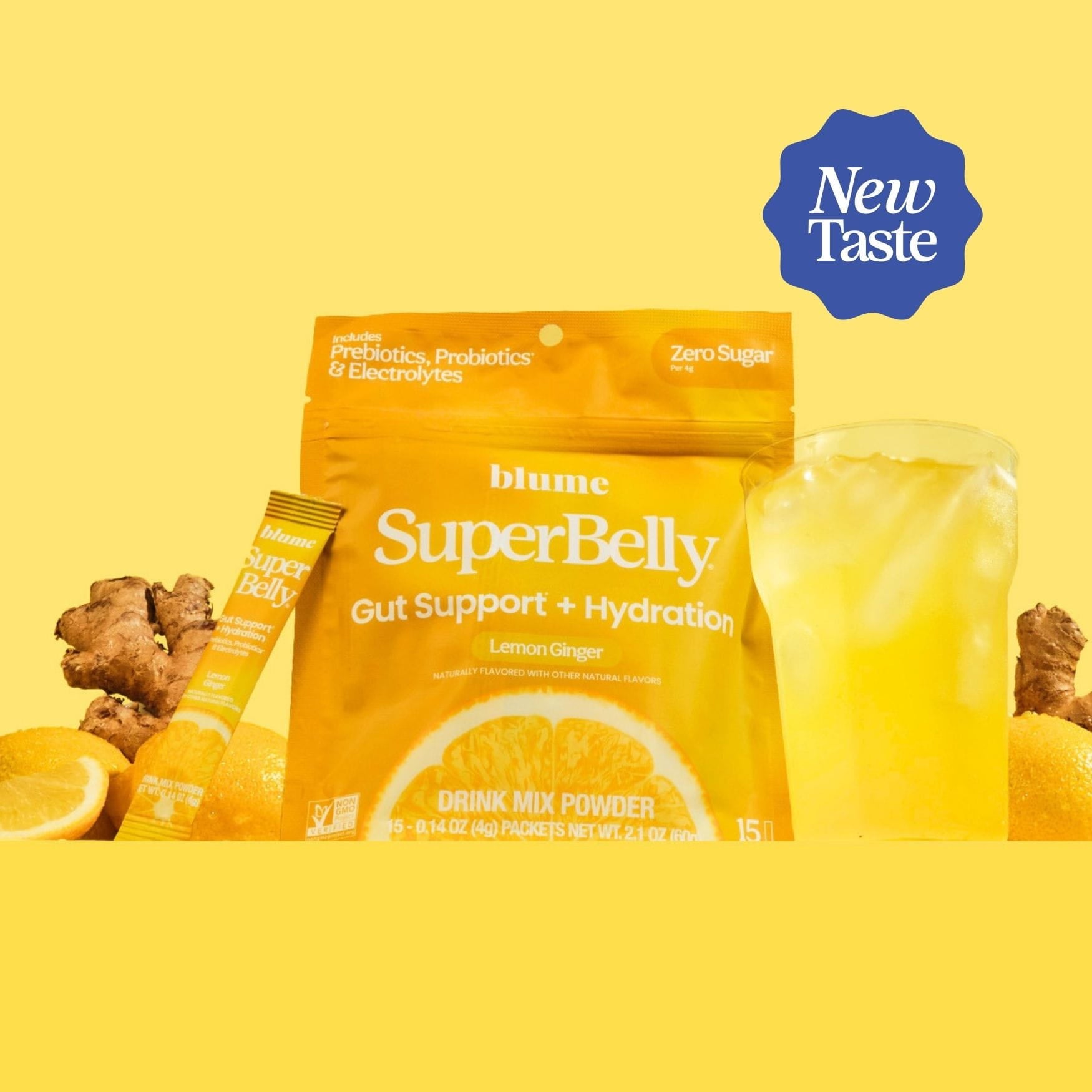 SuperBelly Lemon Ginger (15ct)