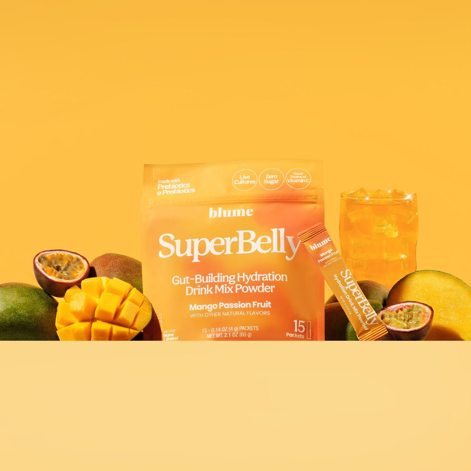 SuperBelly Mango Passion Fruit (15ct)